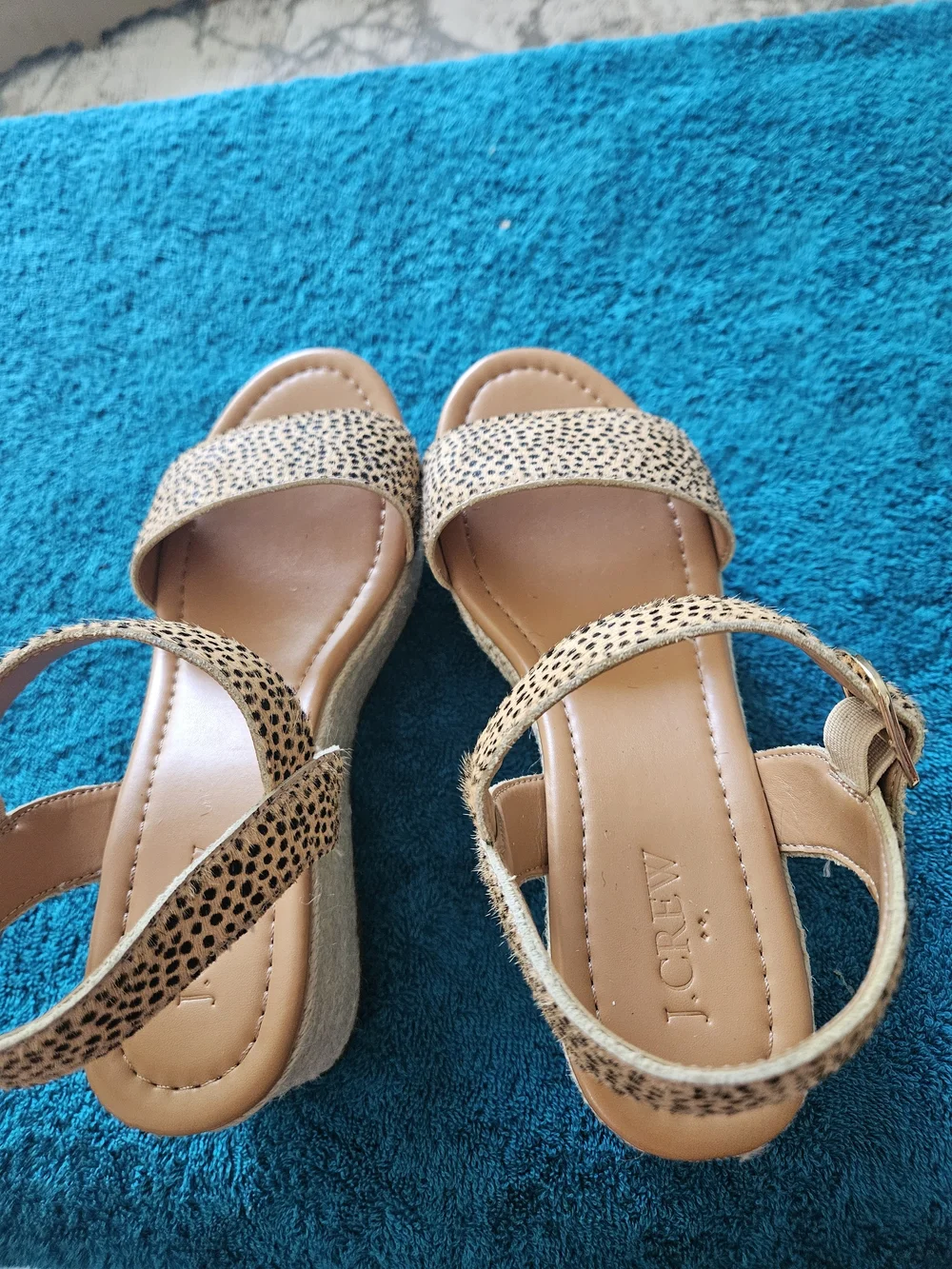 J Crew Wedge Sandals